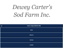 Tablet Screenshot of deweycarterssodfarmmiltonfl.com